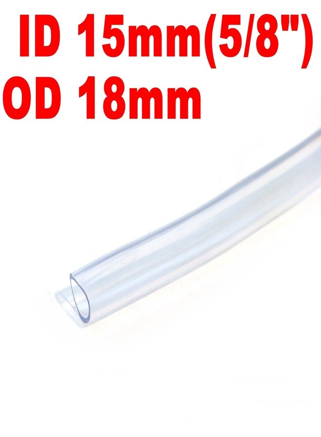 siny 5/8" ID 25Ft 7.5 Meter PVC Clear Vinyl Tubing Flexible Air Vacuum Aquarium Hose - Image 2